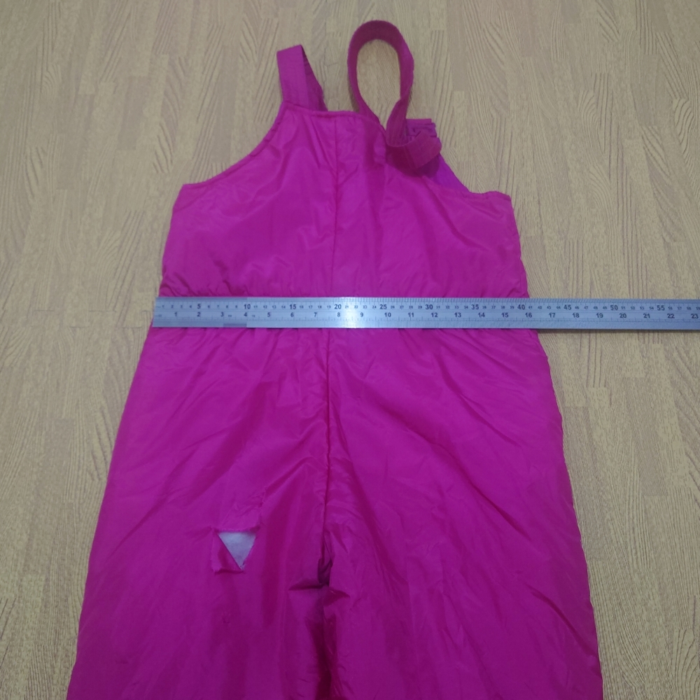 Vintage Rodeo Ski Dungarees Padded Pink Zip Up Women's Small - Picture 9 of 12